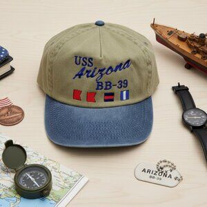 USS Arizona BB-39 Embroidered Cap